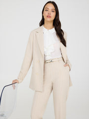 Ruffle Front Chiffon Blouse
