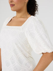 Square Neck Lace Top