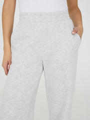 Wide-Leg Fleece Pants