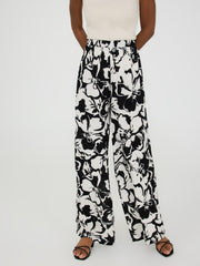 Floral Wide-Leg Palazzo Pants