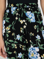Floral Print Wide-Leg Palazzo Pants