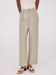 Mid-Rise Wide-Leg Pants