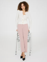 Straight Leg Mid-Rise Pants