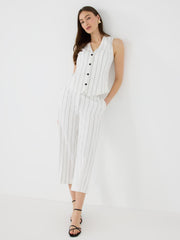 Striped Gaucho Pants