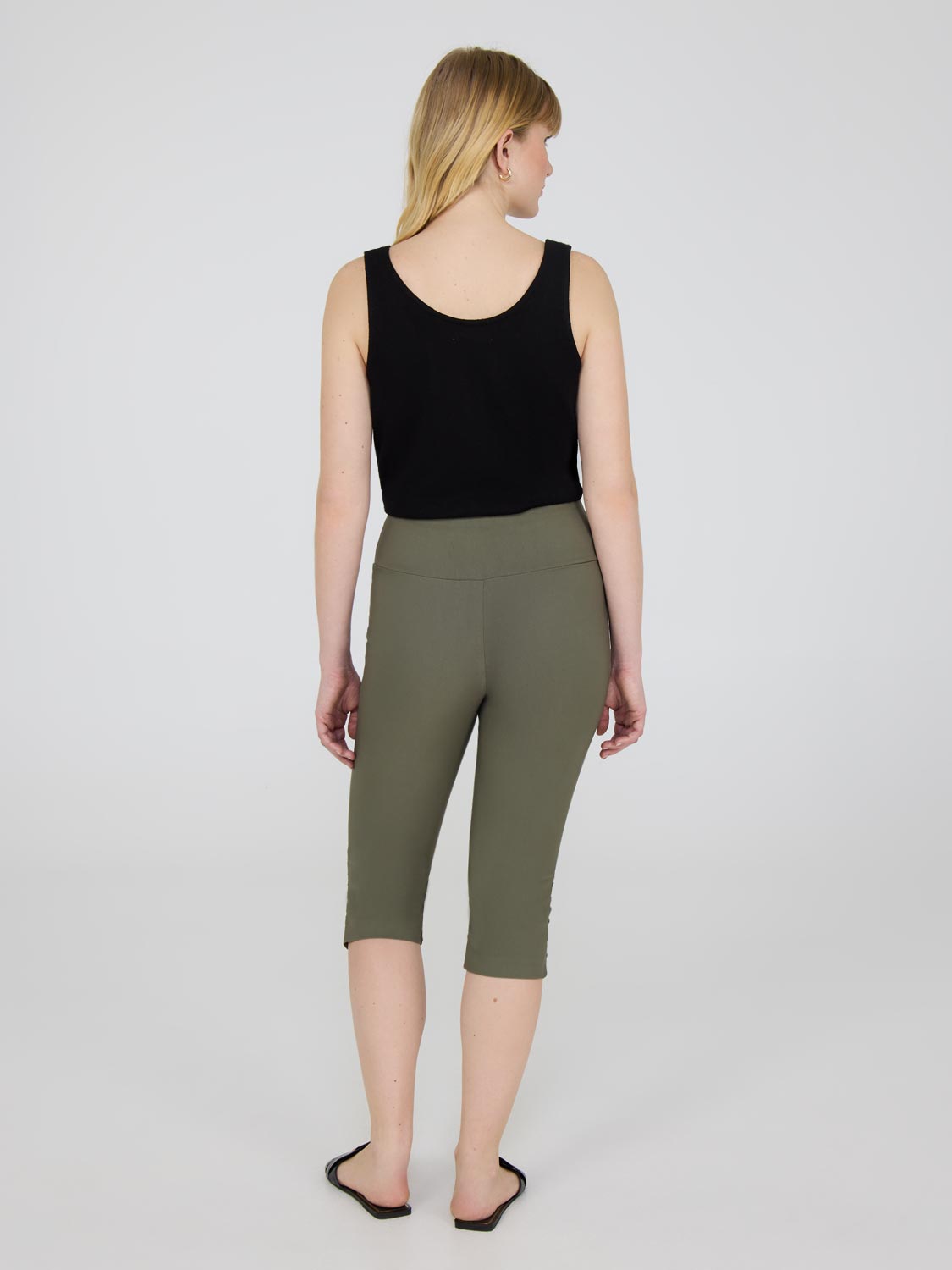 Ruched Capri Pants