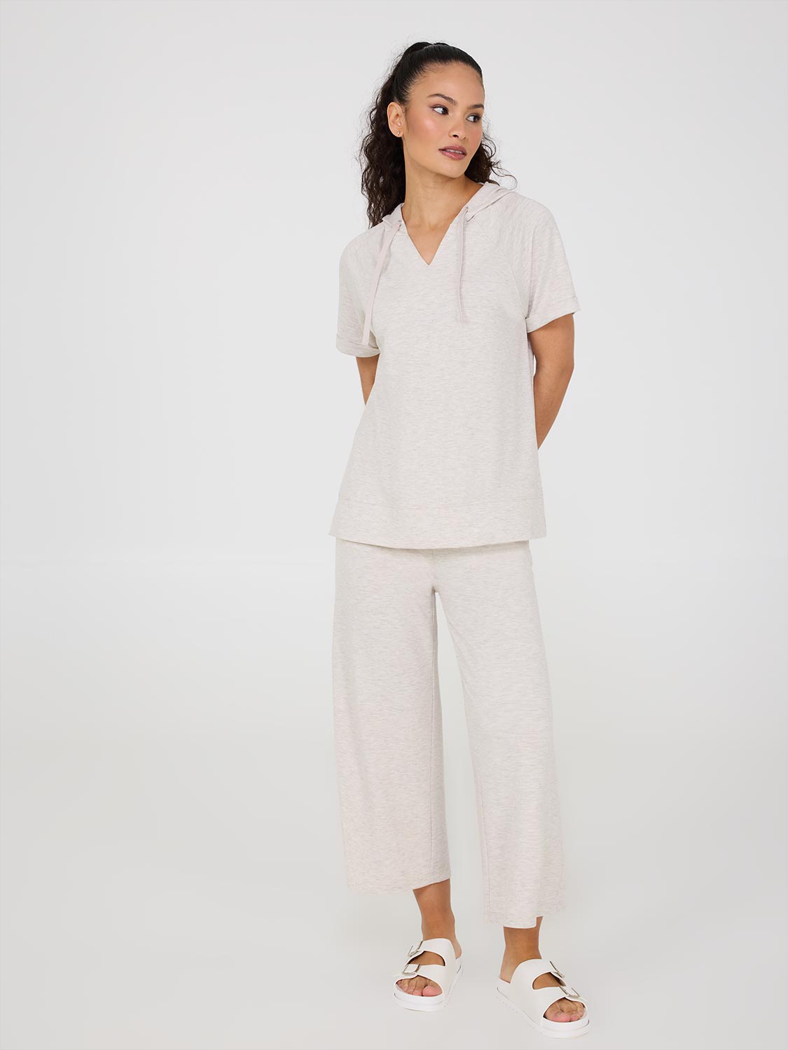 French Terry Gaucho Pants