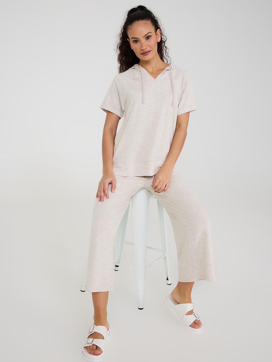 French Terry Gaucho Pants