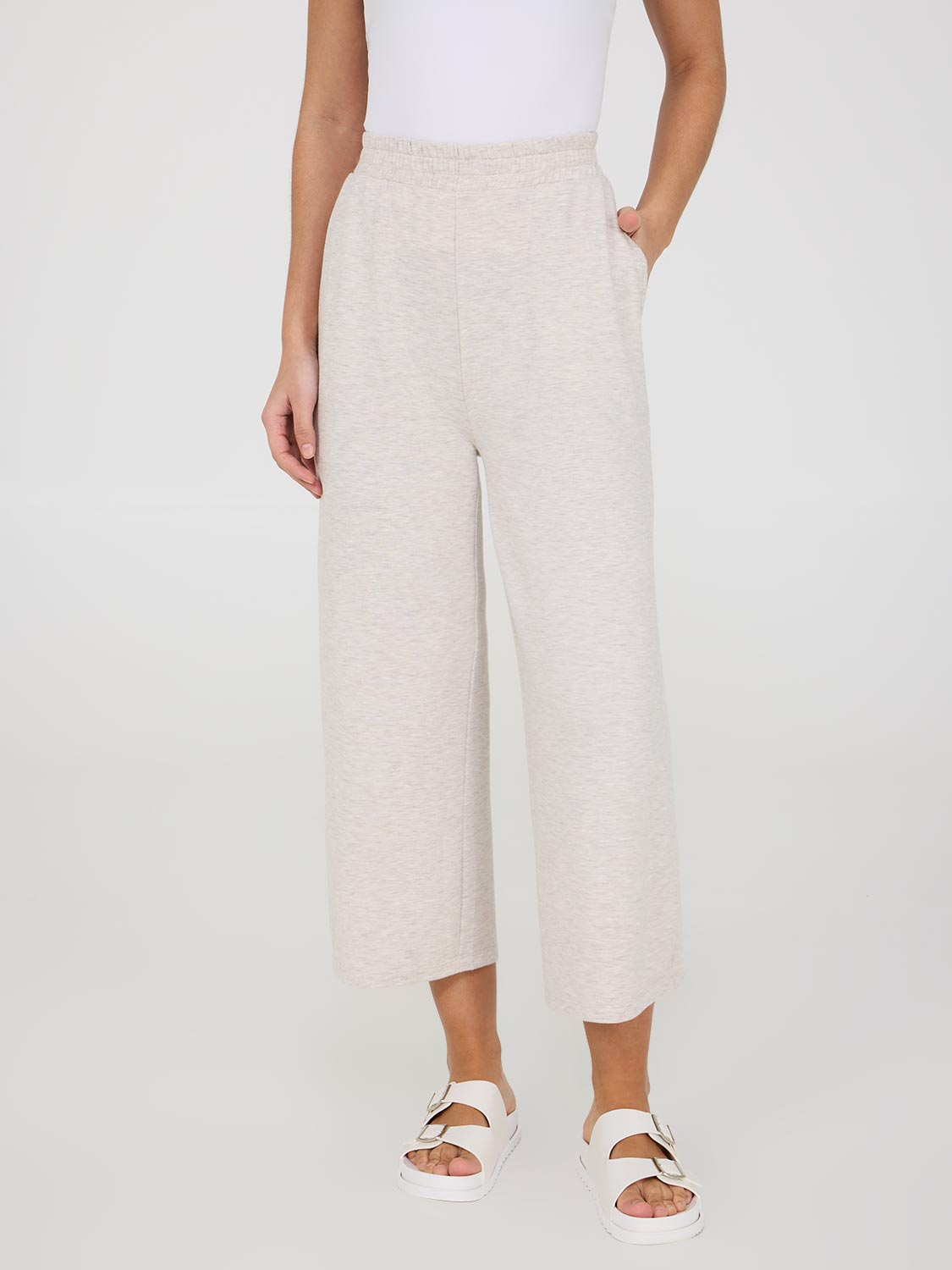 French Terry Gaucho Pants