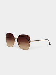 Oversized Frameless Sunglasses