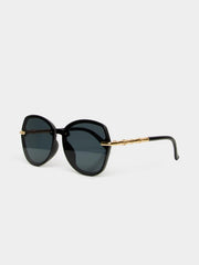 Clear Frame Round Sunglasses