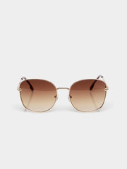 Metal Frame Aviator Sunglasses