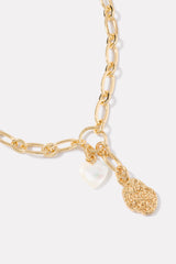 Eliza Heart Coin Necklace