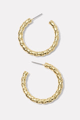 Tamra Textured Hoop