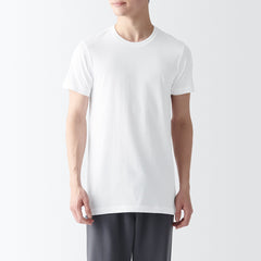 Side Seamless Cotton Crewneck T-Shirt (2 Pack)