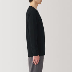 Warm Cotton and Wool Long Sleeve T-Shirt