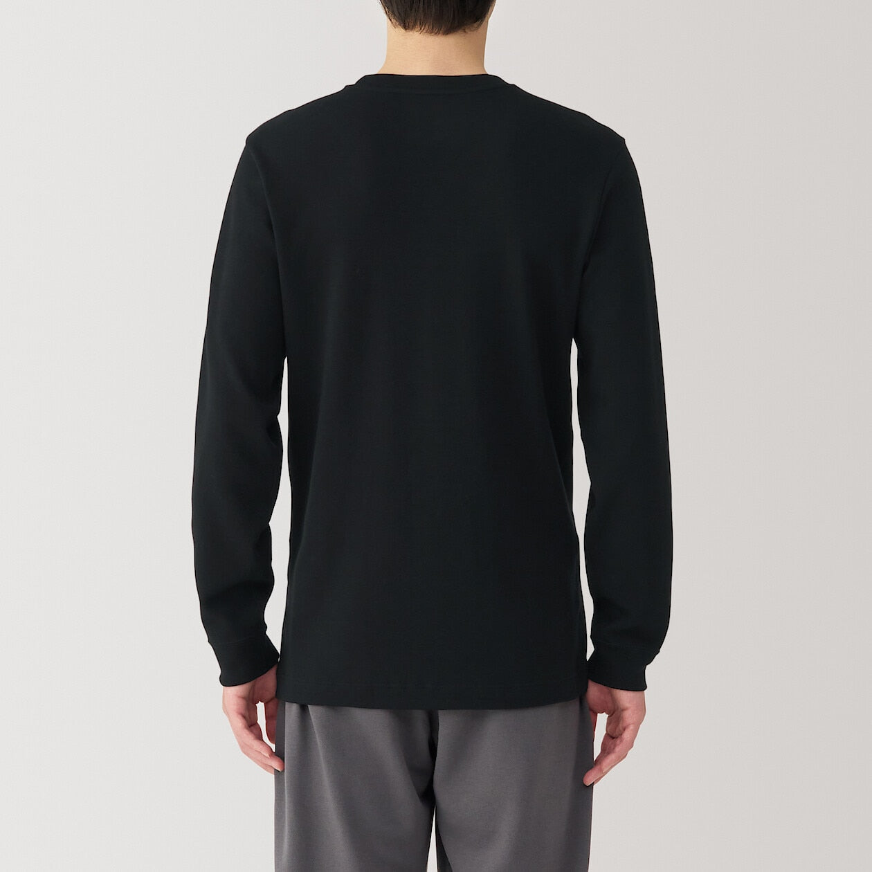 Warm Cotton and Wool Long Sleeve T-Shirt