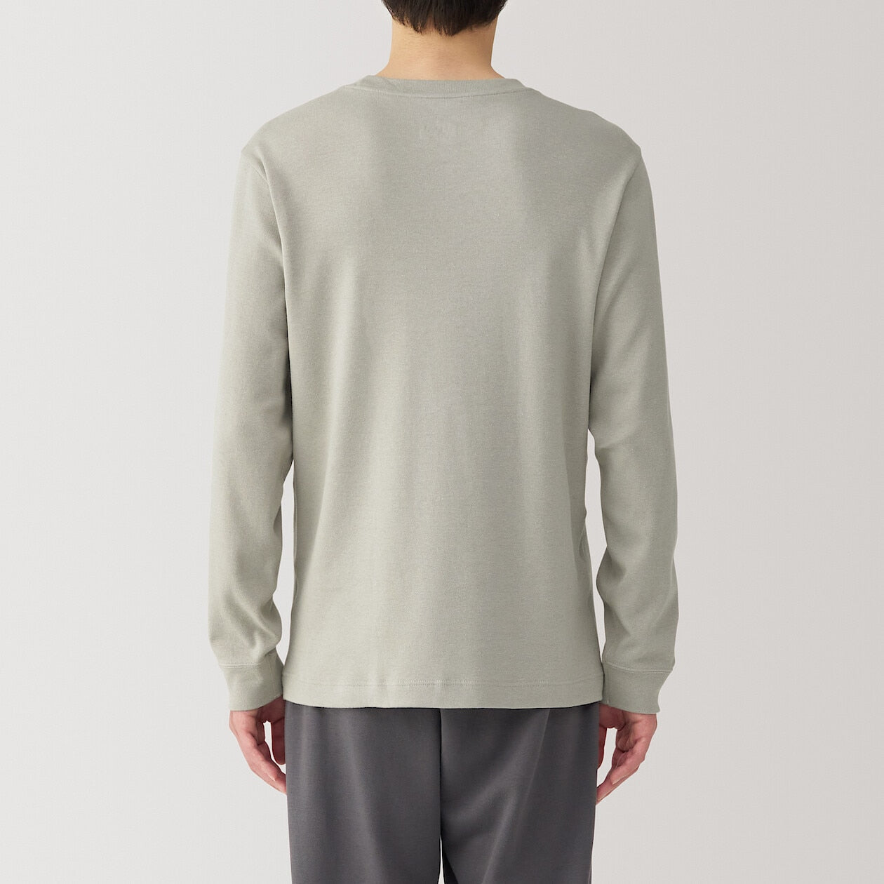 Warm Cotton and Wool Long Sleeve T-Shirt