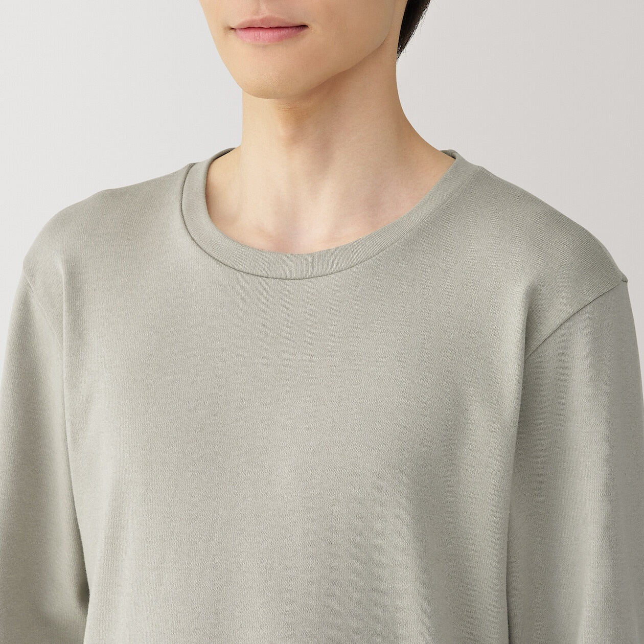 Warm Cotton and Wool Long Sleeve T-Shirt