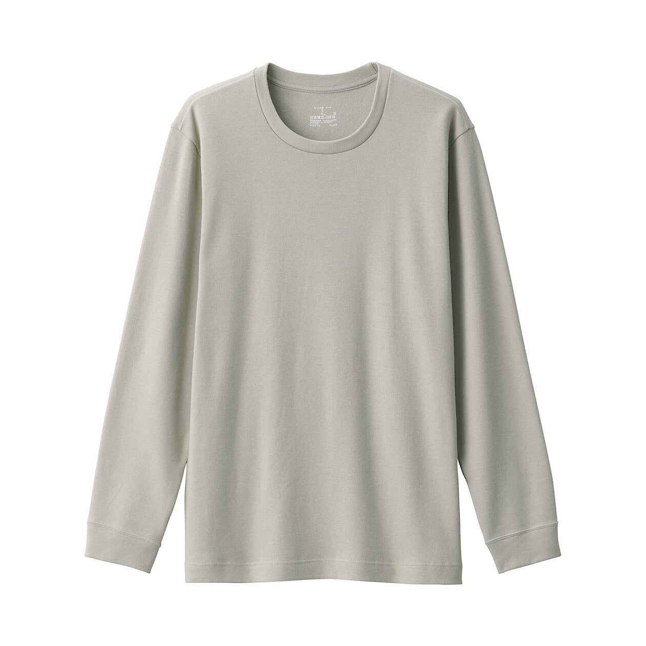 Warm Cotton and Wool Long Sleeve T-Shirt