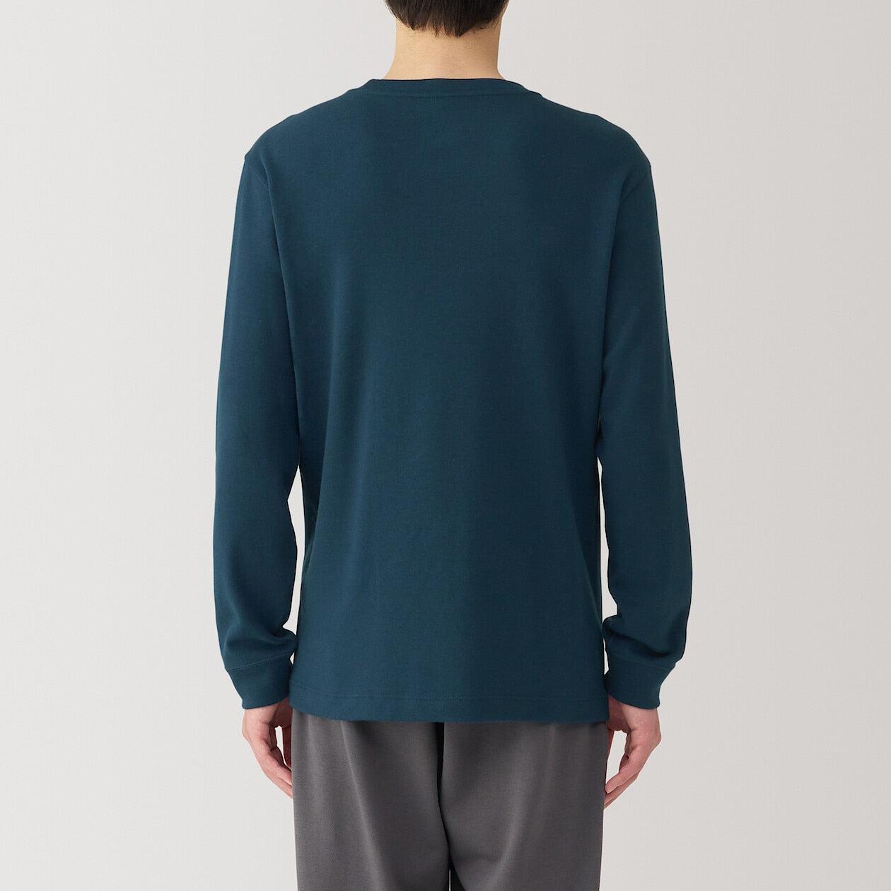 Warm Cotton and Wool Long Sleeve T-Shirt