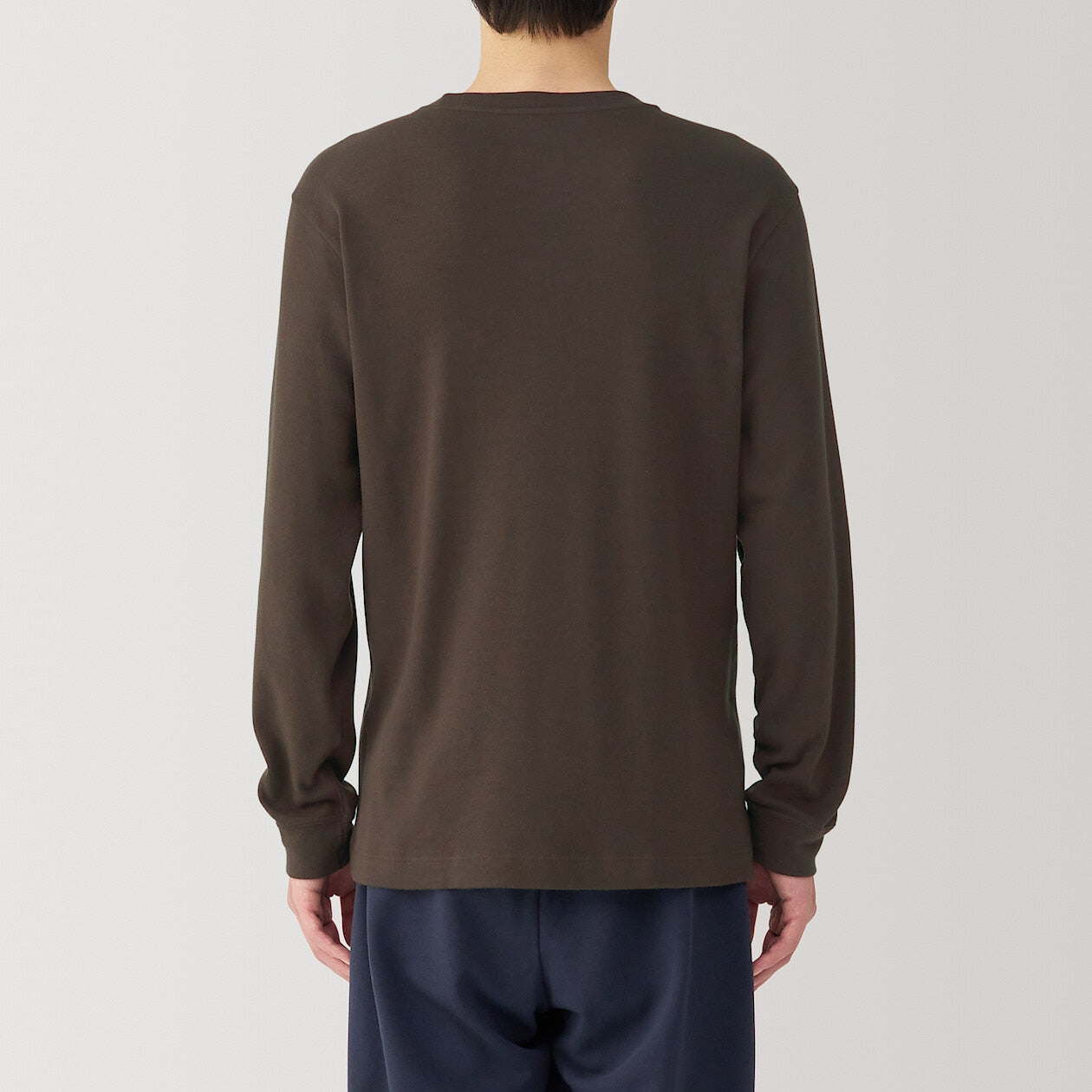 Warm Cotton and Wool Long Sleeve T-Shirt