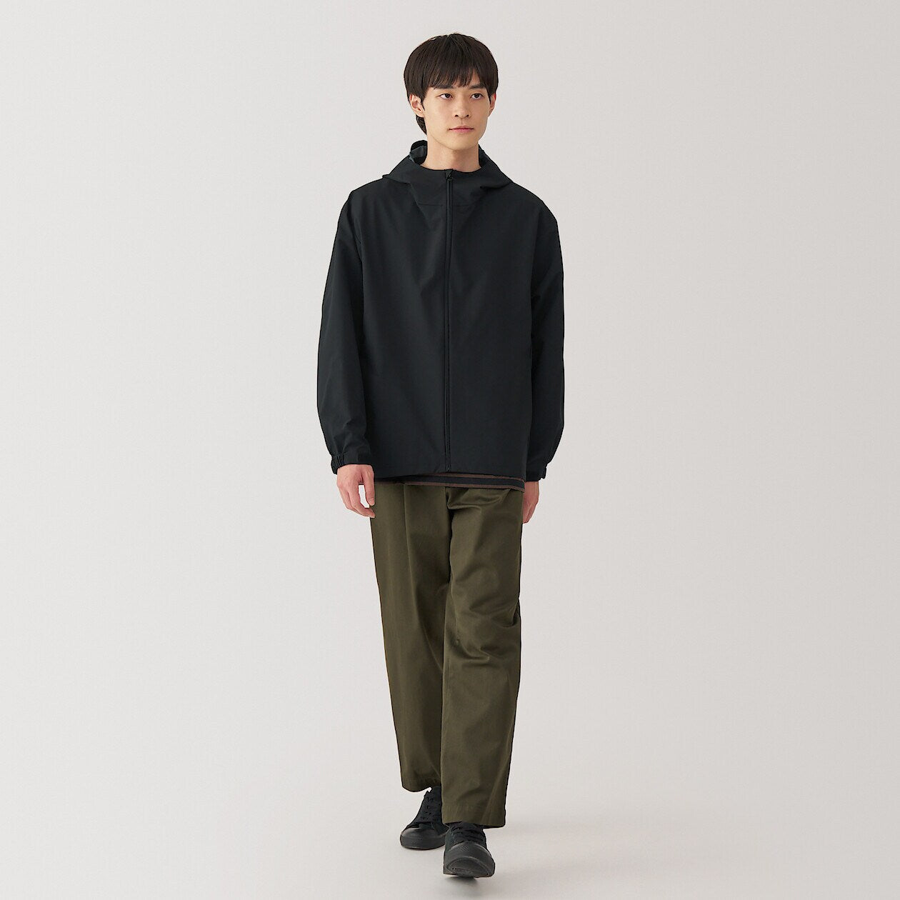 Water Repellent Hooded Jacket
