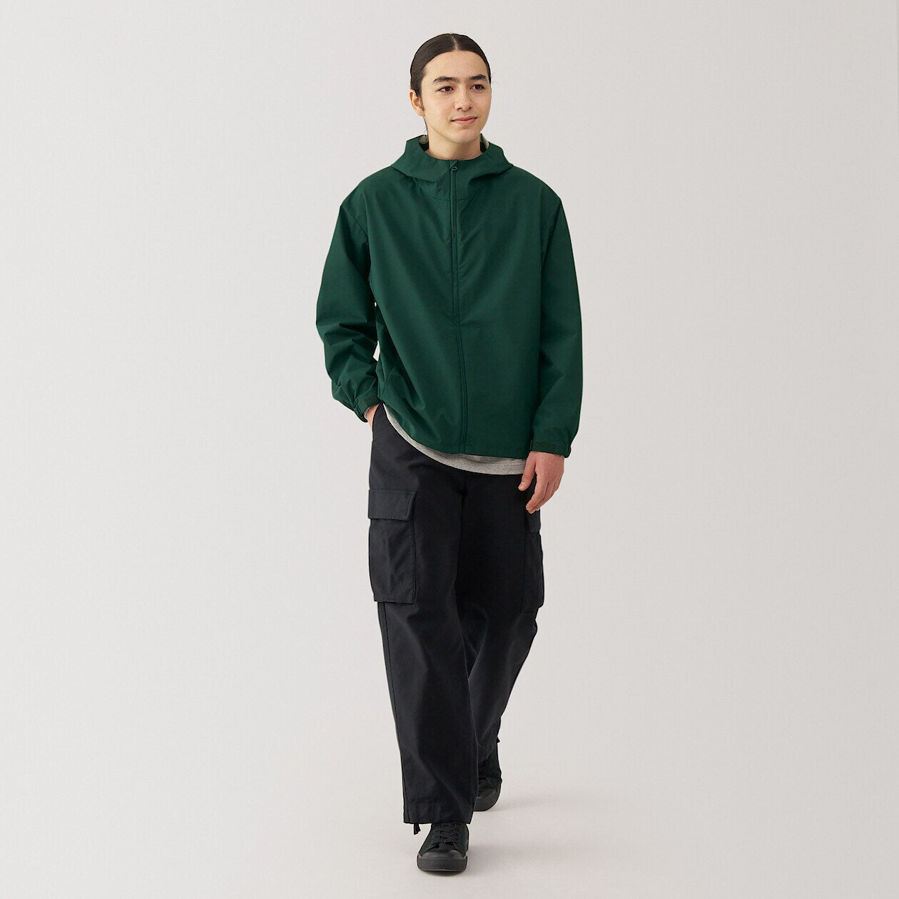 Water Repellent Hooded Jacket