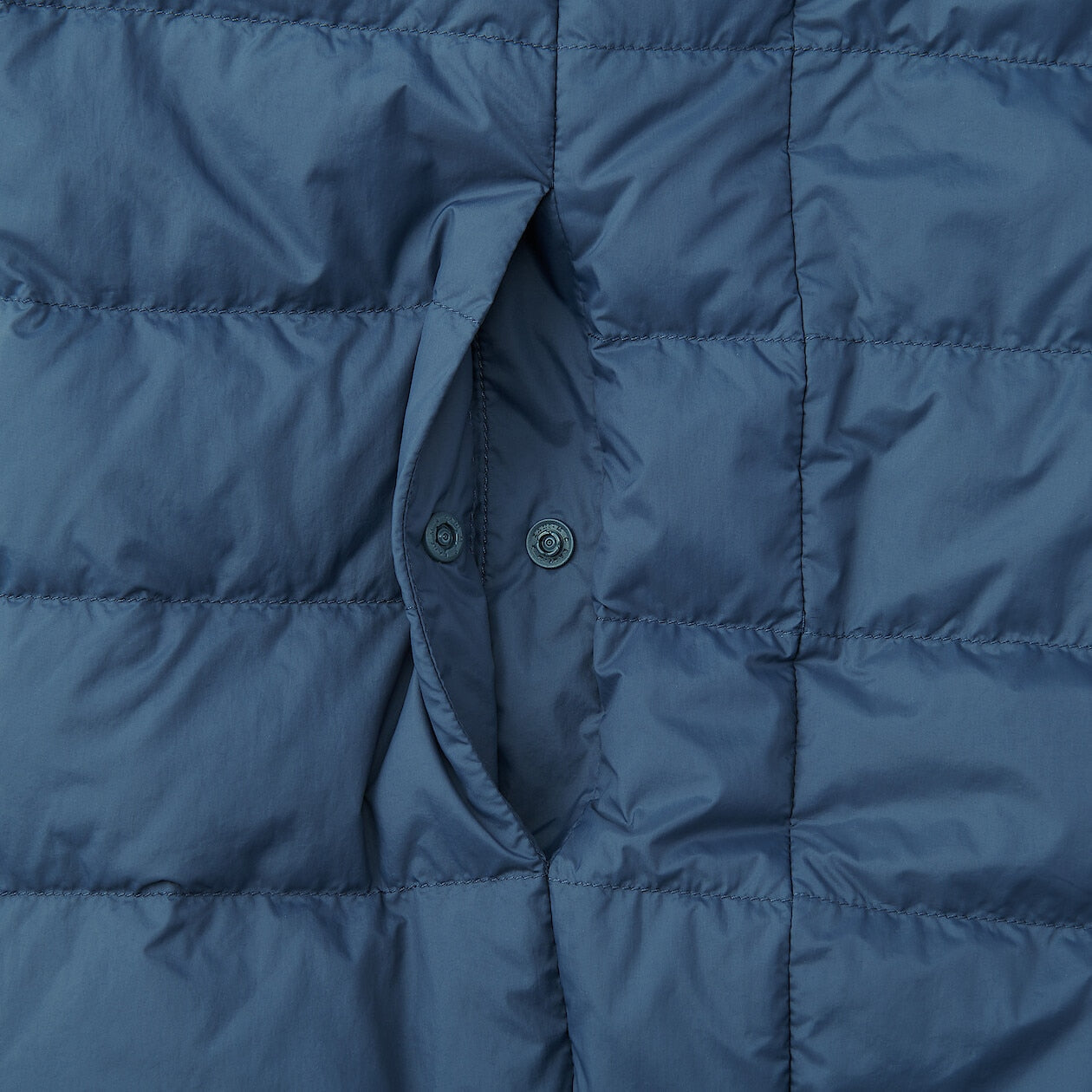 Lightweight Pocketable Collarless Down Puffer Jacket