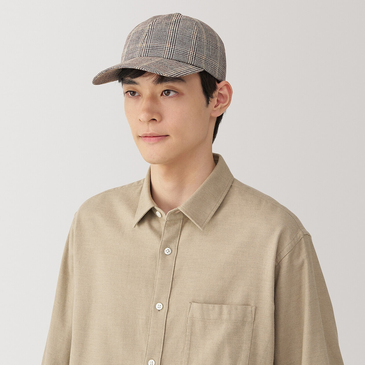 Double Brushed Flannel Cap