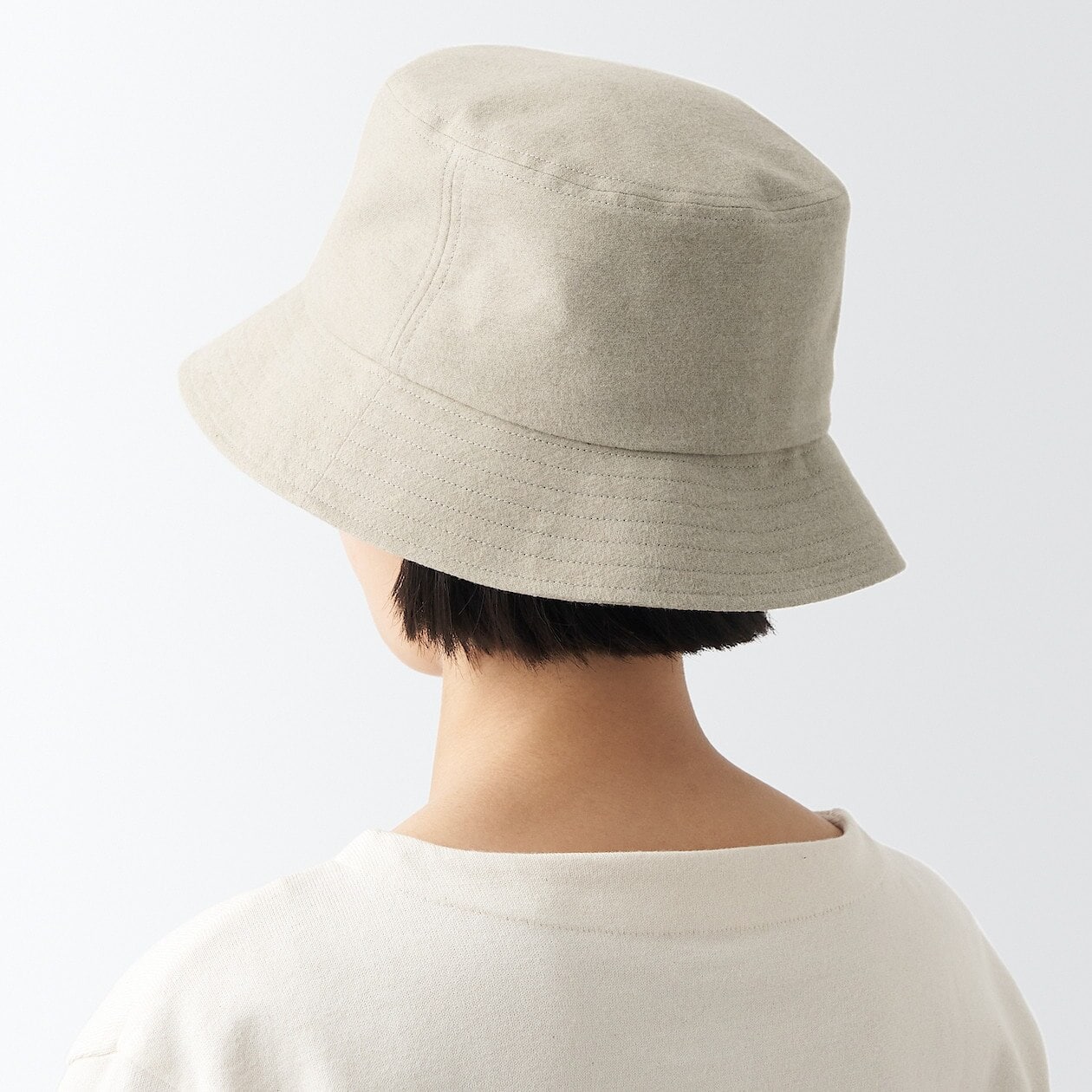 Double Brushed Flannel Bucket Hat