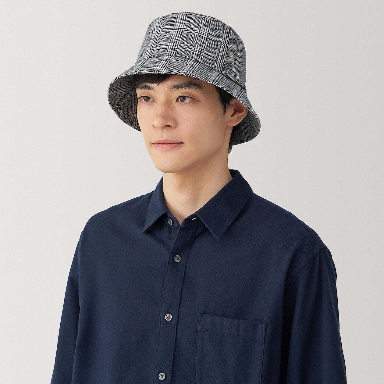 Double Brushed Flannel Bucket Hat