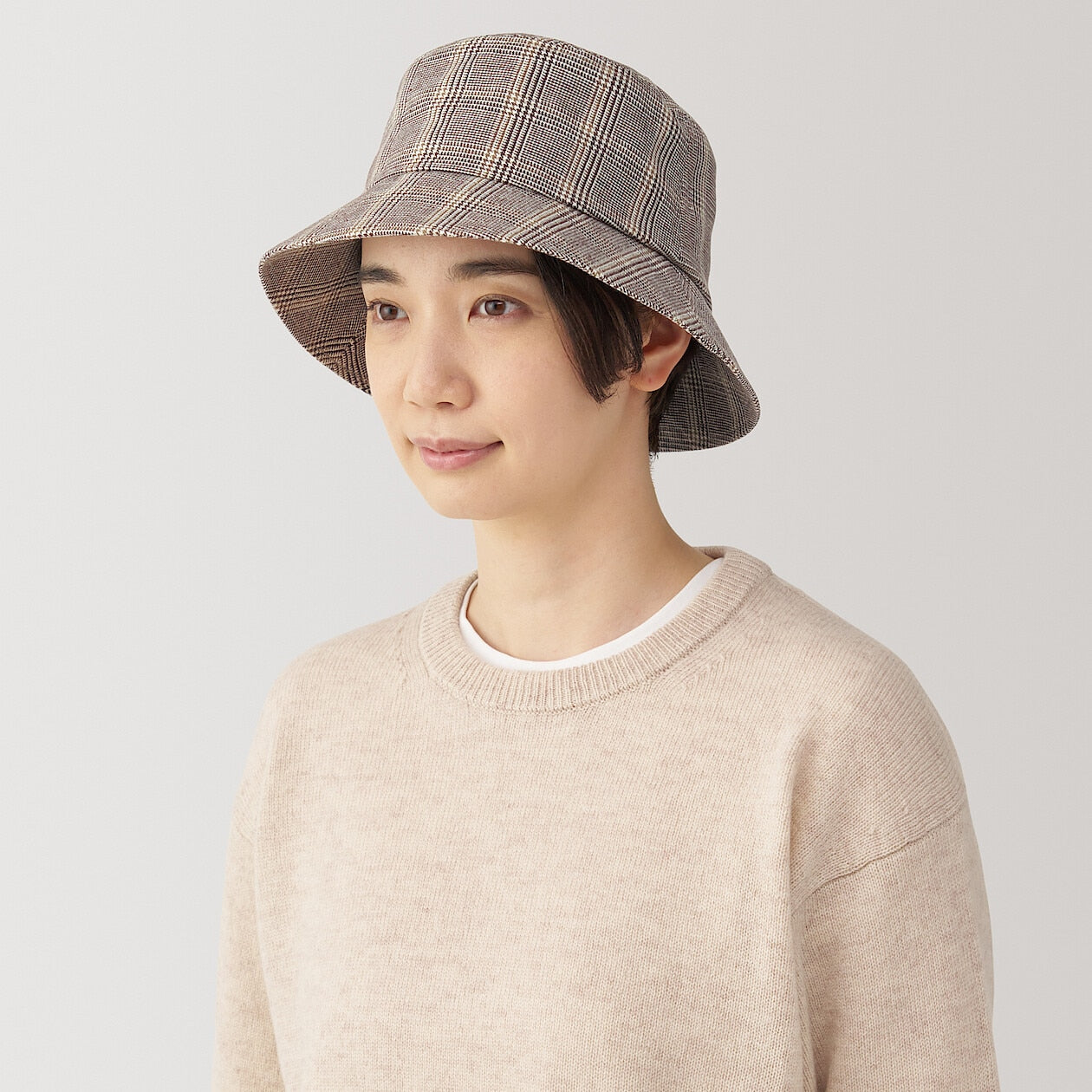 Double Brushed Flannel Bucket Hat