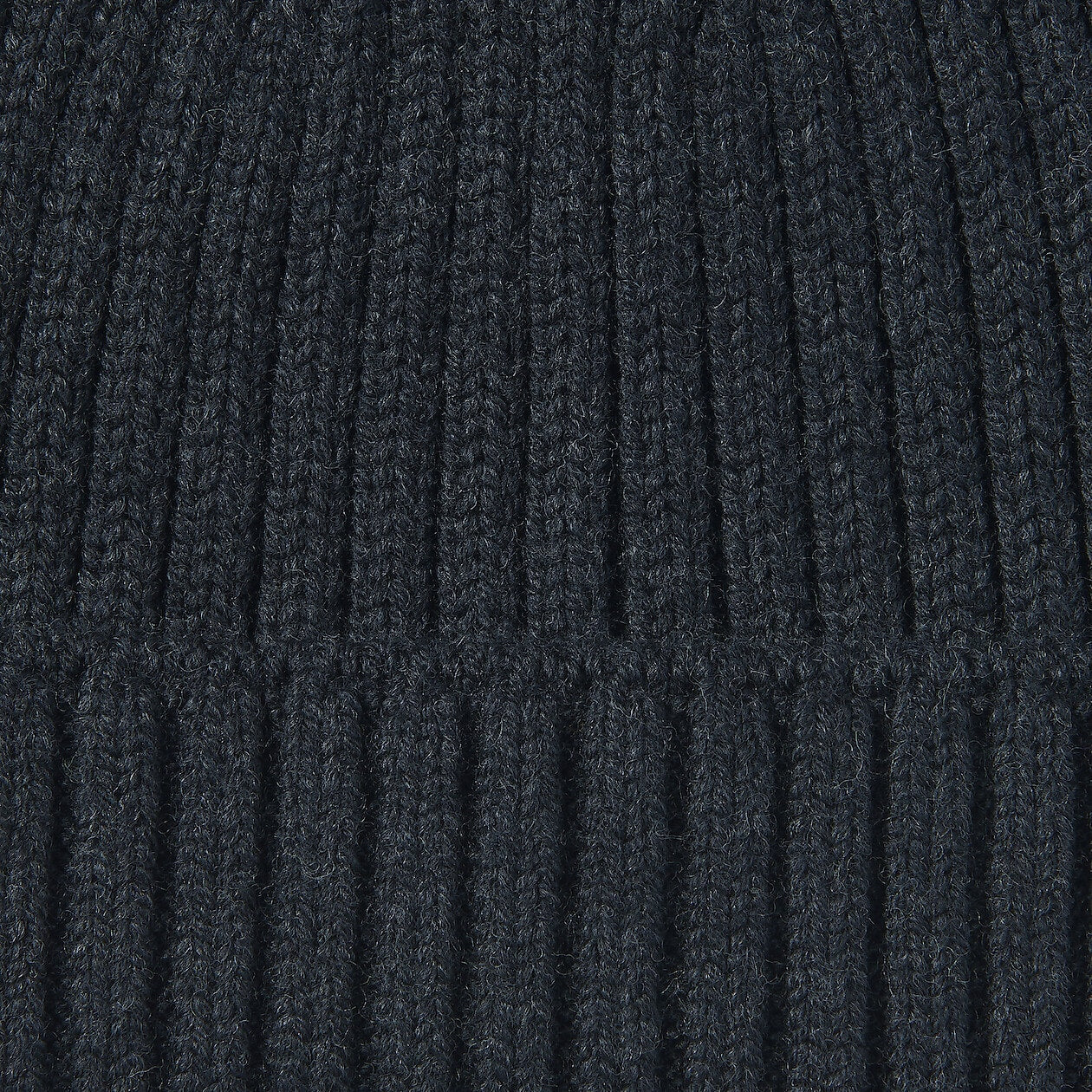 Wool Blend Ribbed Beanie