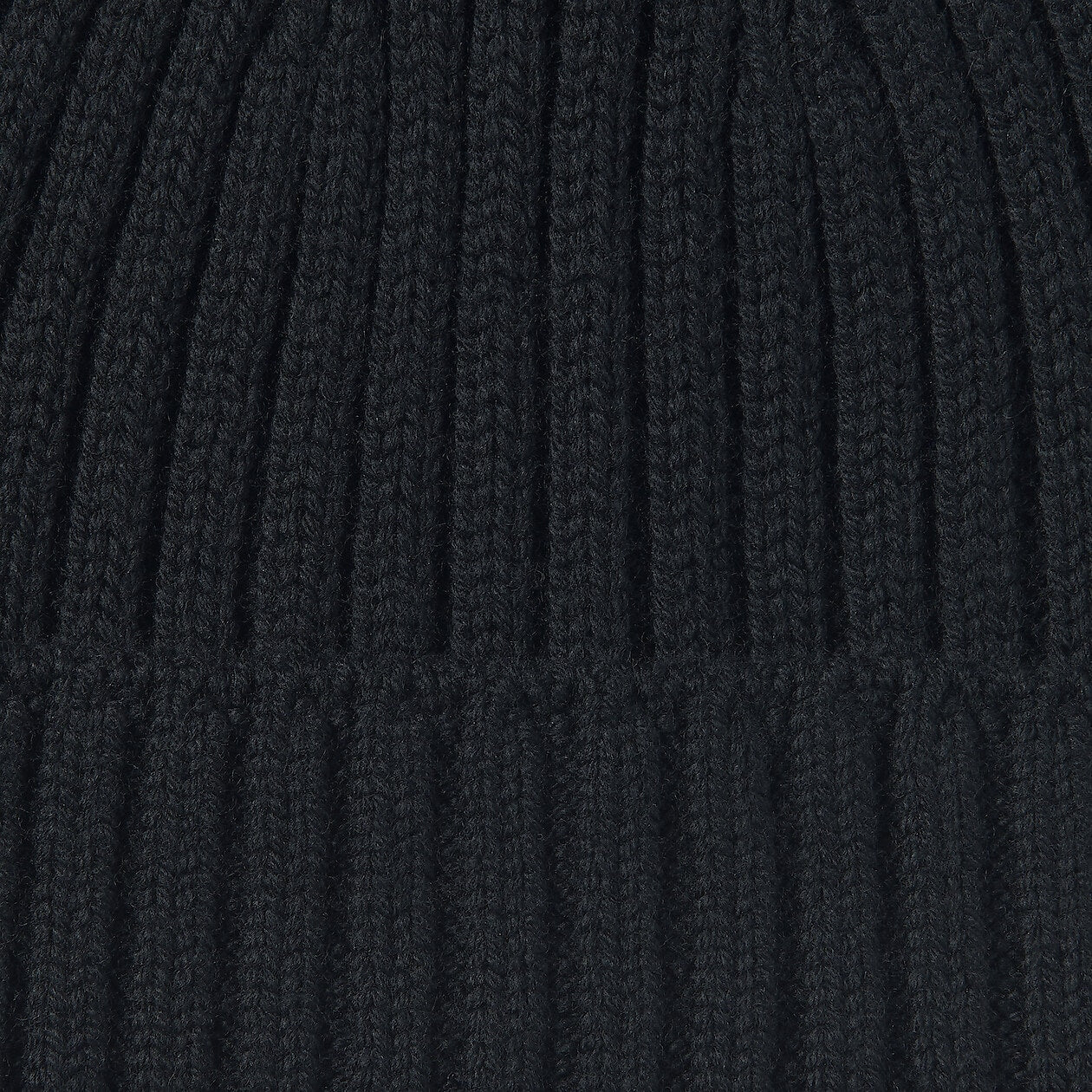 Wool Blend Ribbed Beanie