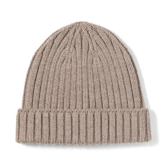 Wool Blend Ribbed Beanie