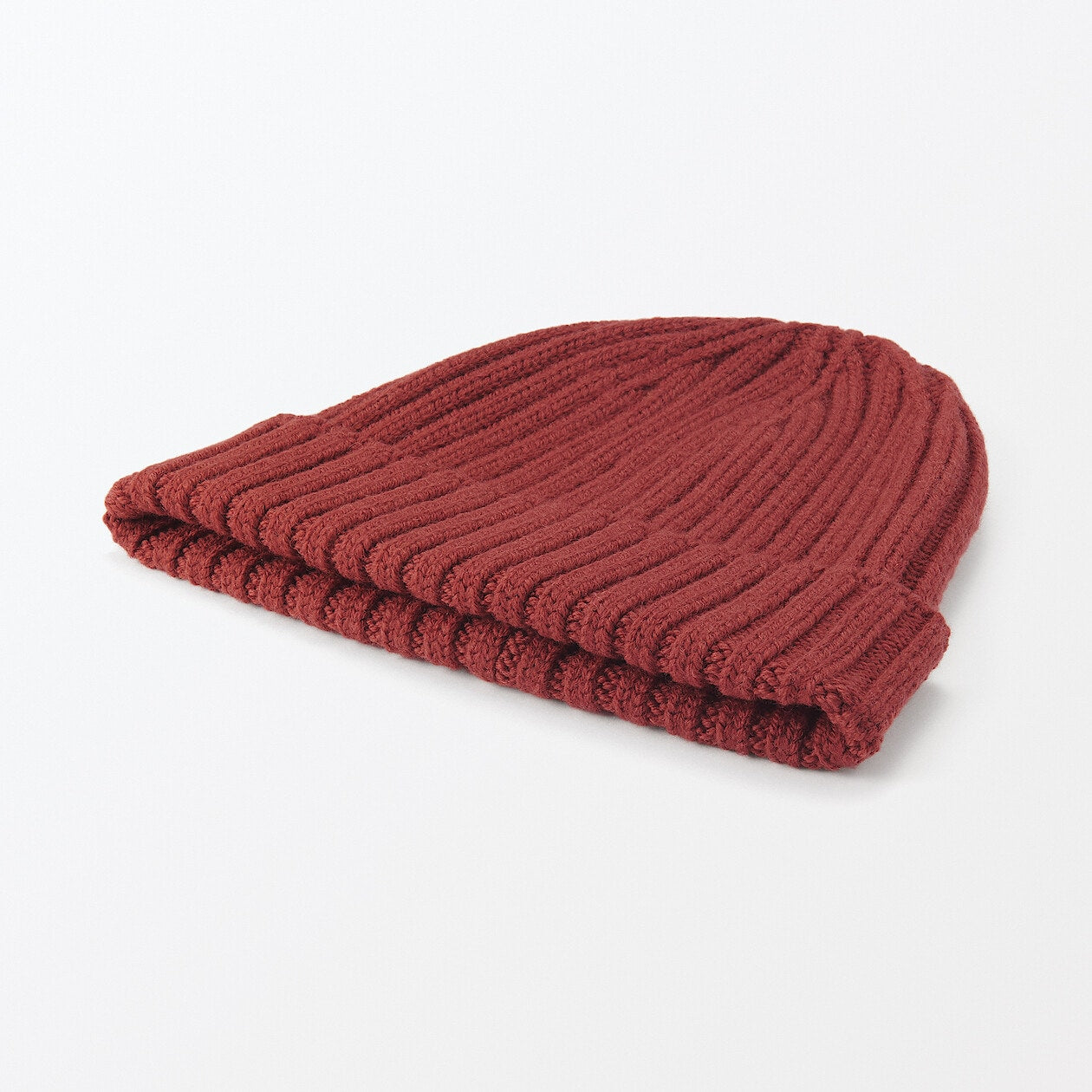 Wool Blend Ribbed Beanie