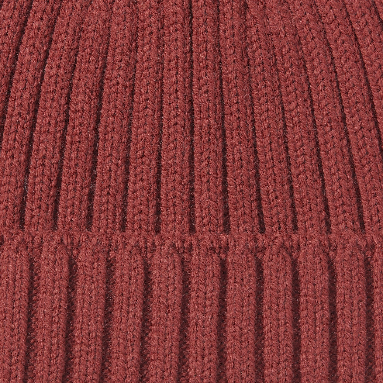 Wool Blend Ribbed Beanie