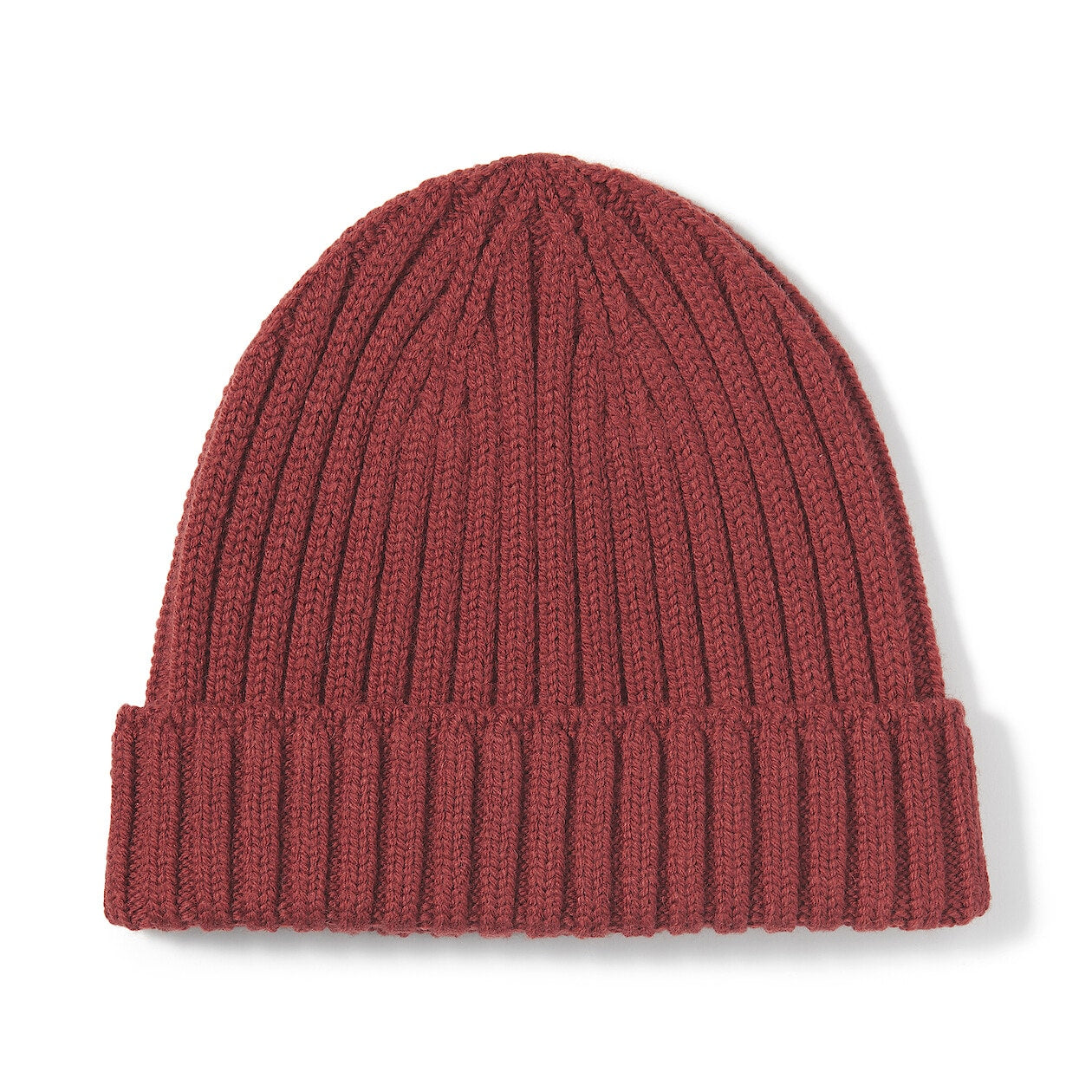 Wool Blend Ribbed Beanie