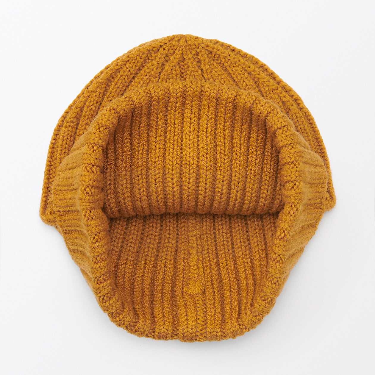 Wool Blend Ribbed Beanie
