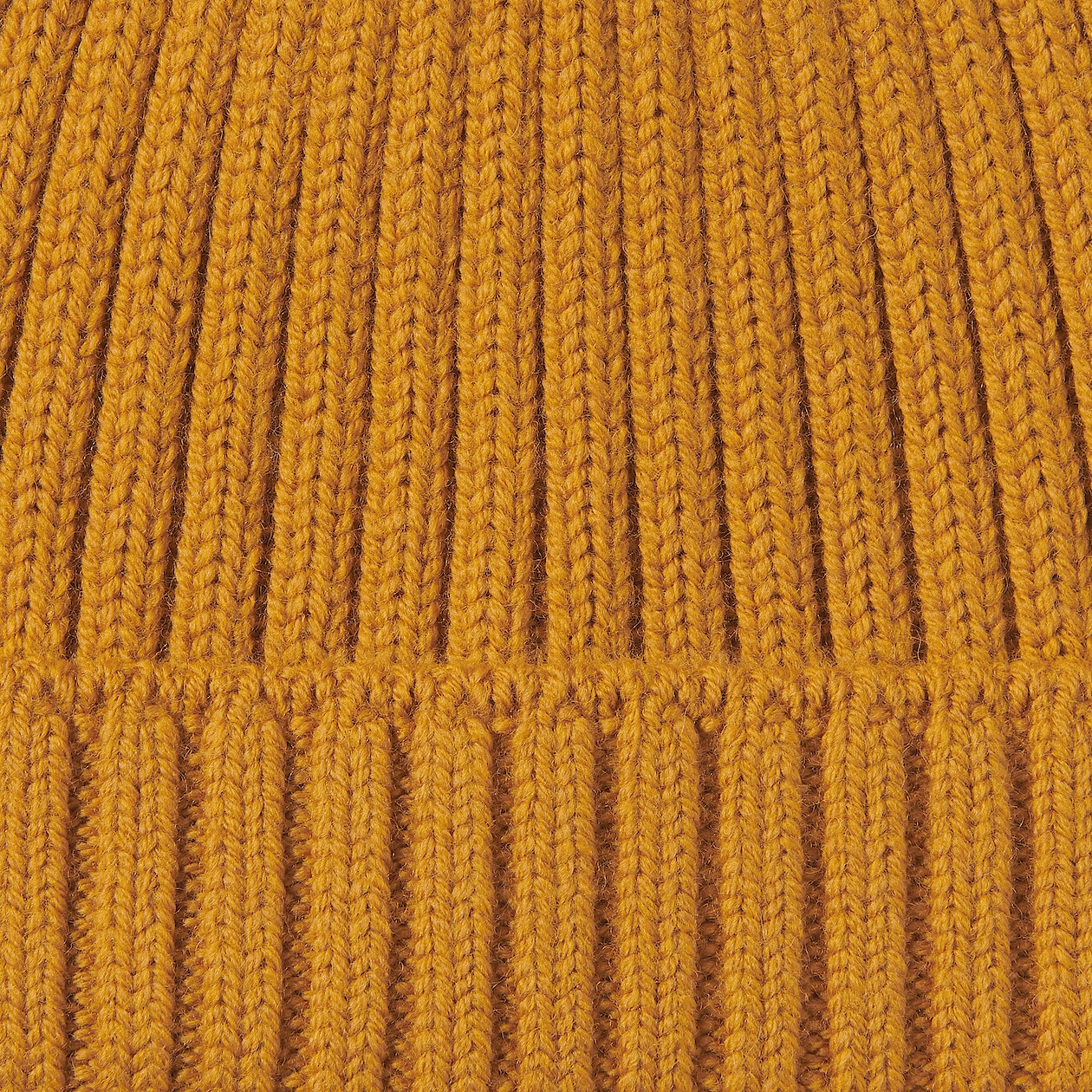 Wool Blend Ribbed Beanie