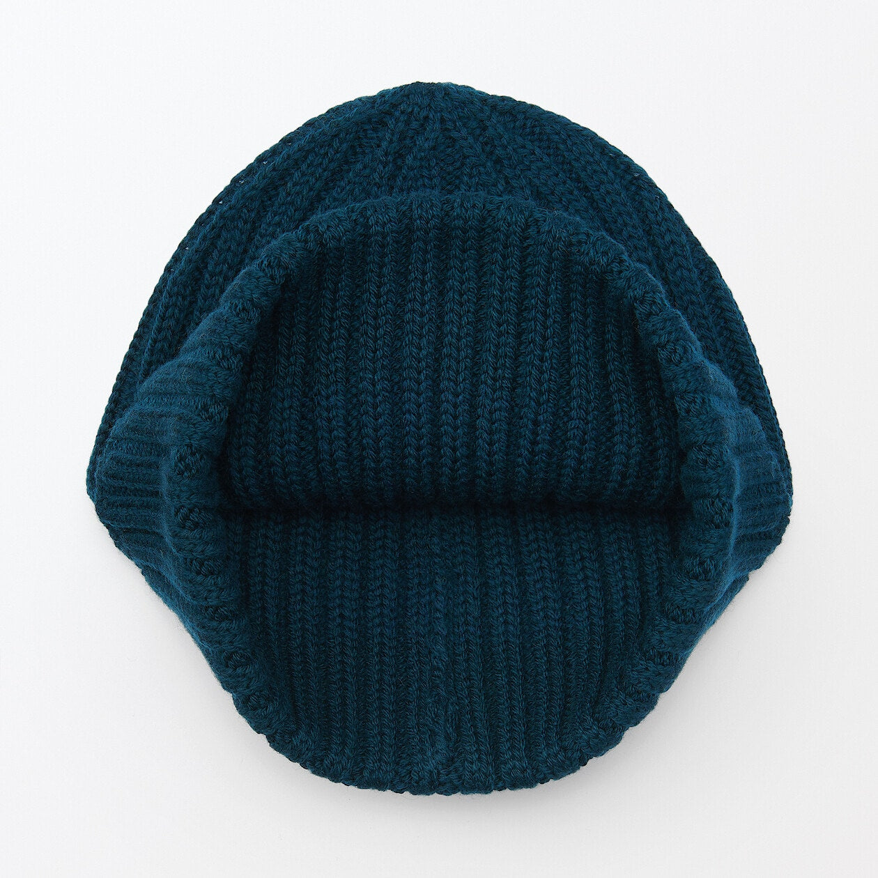 Wool Blend Ribbed Beanie