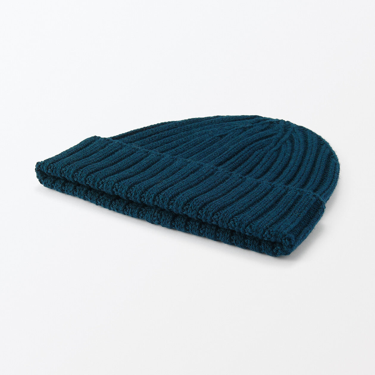 Wool Blend Ribbed Beanie