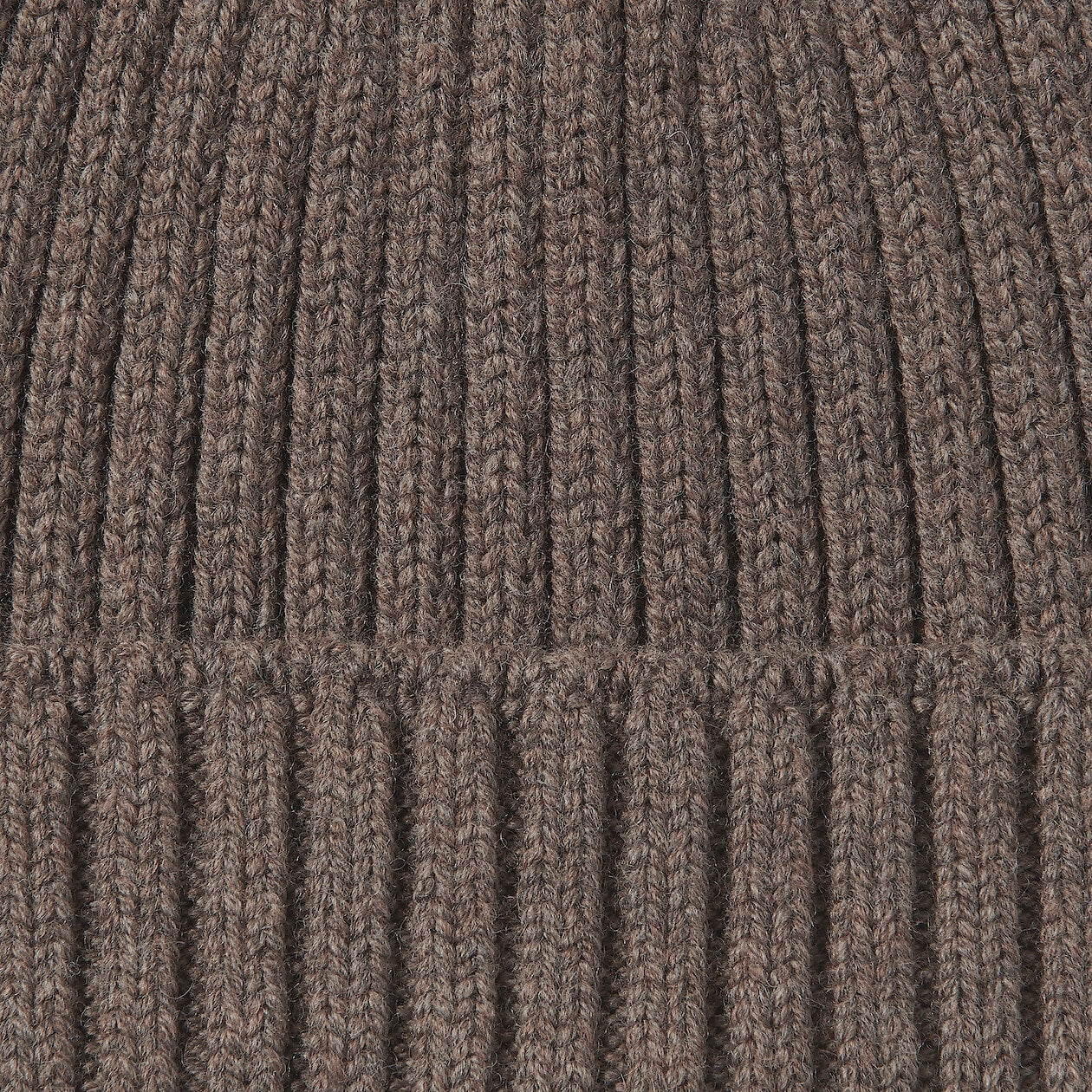 Wool Blend Ribbed Beanie