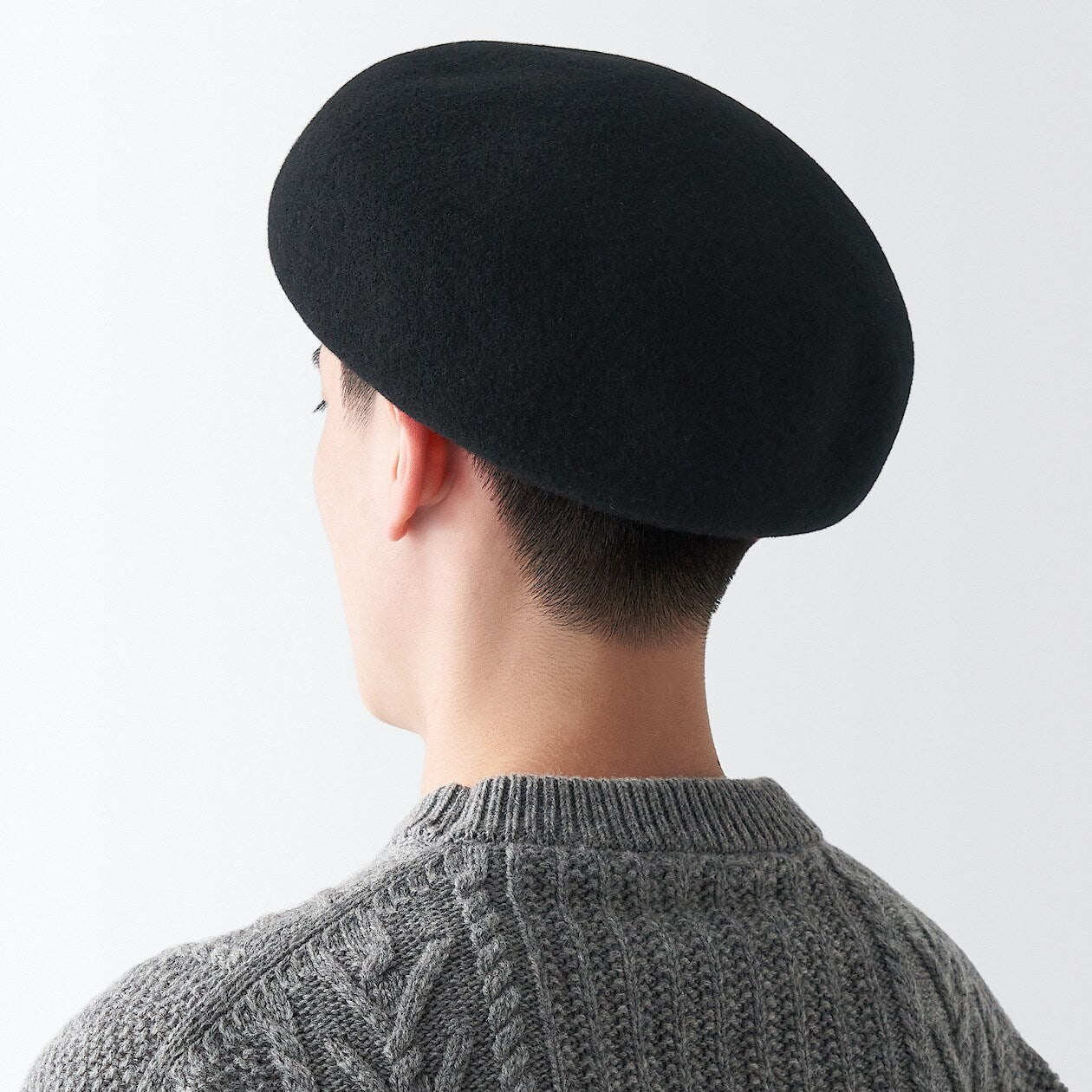 100% Wool Melton Beret
