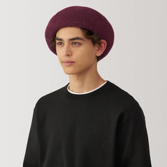 100% Wool Melton Beret