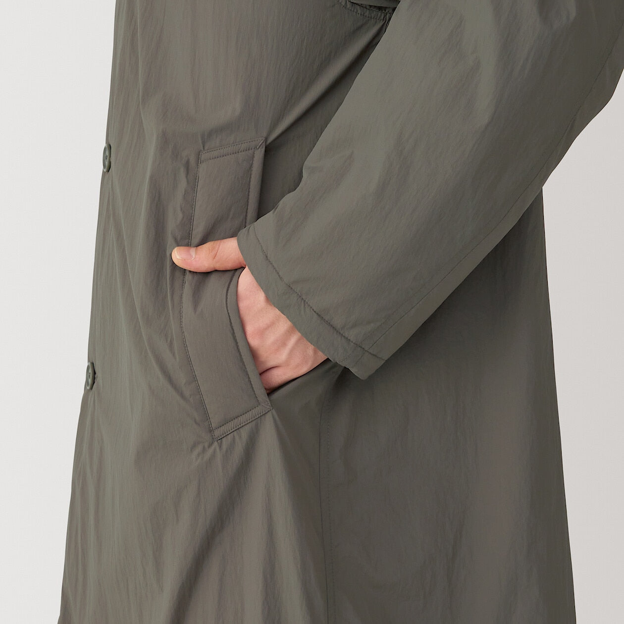 Padded Trench Coat
