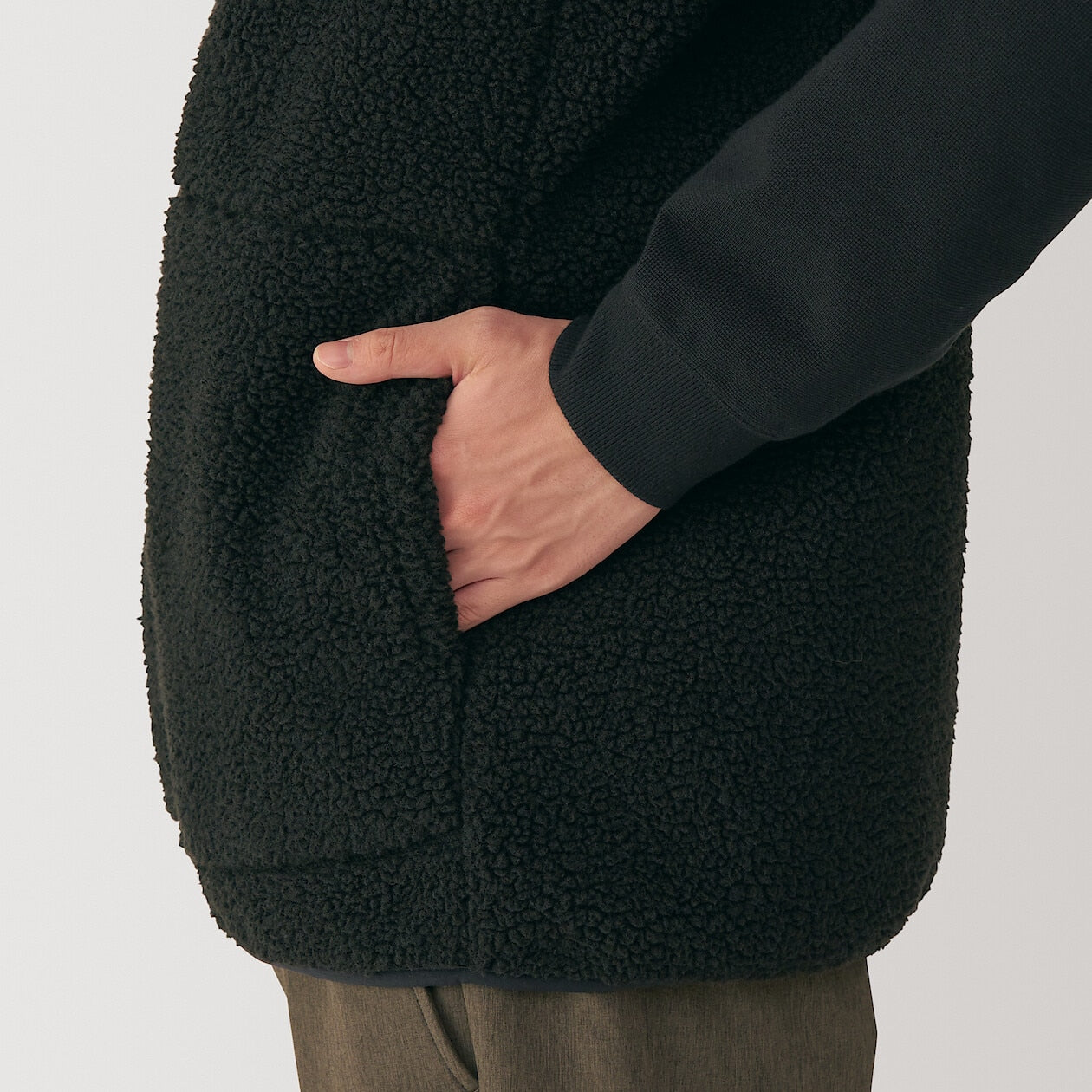 Recycled Boa Fleece Vest