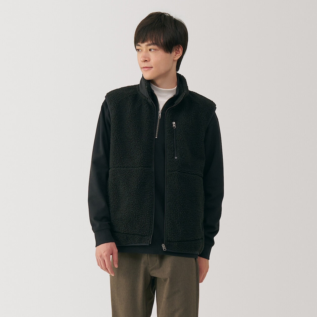 Recycled Boa Fleece Vest