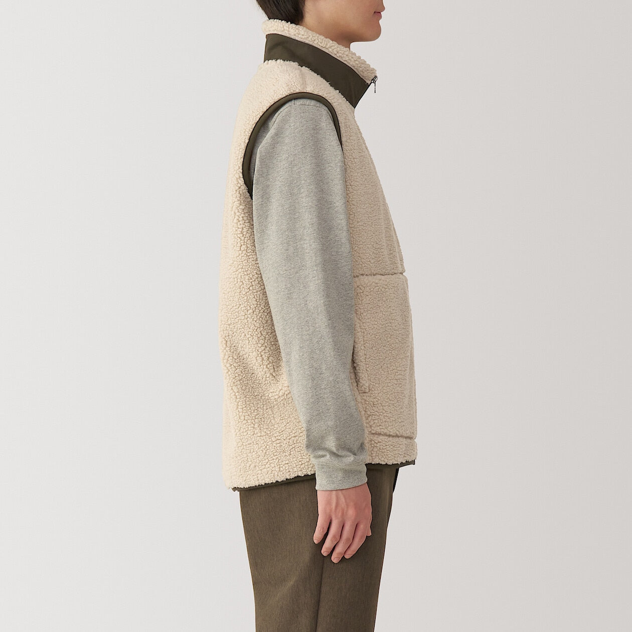 Recycled Boa Fleece Vest
