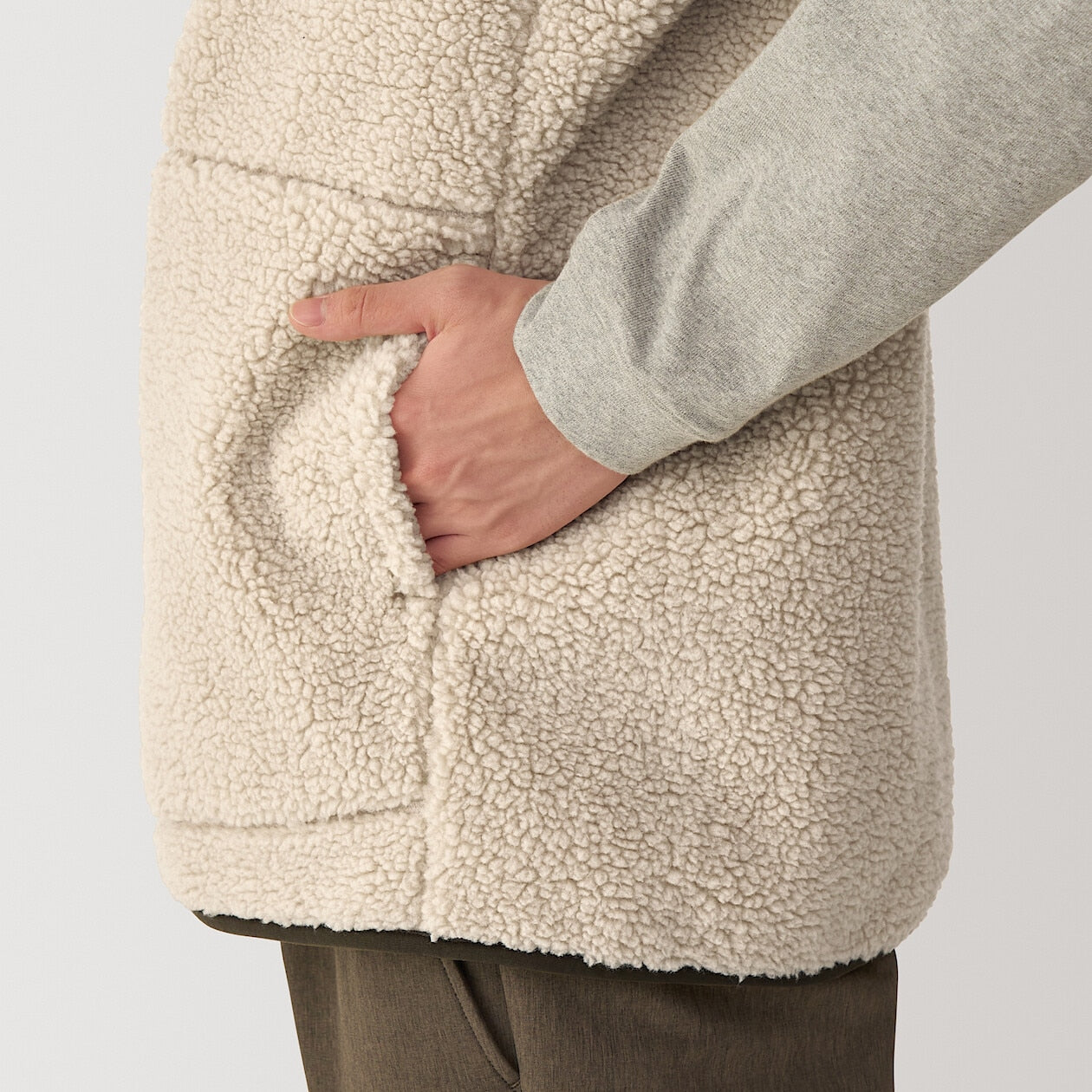 Recycled Boa Fleece Vest